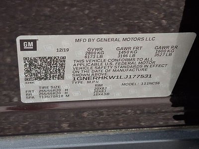 2020 Chevrolet Traverse 3LT