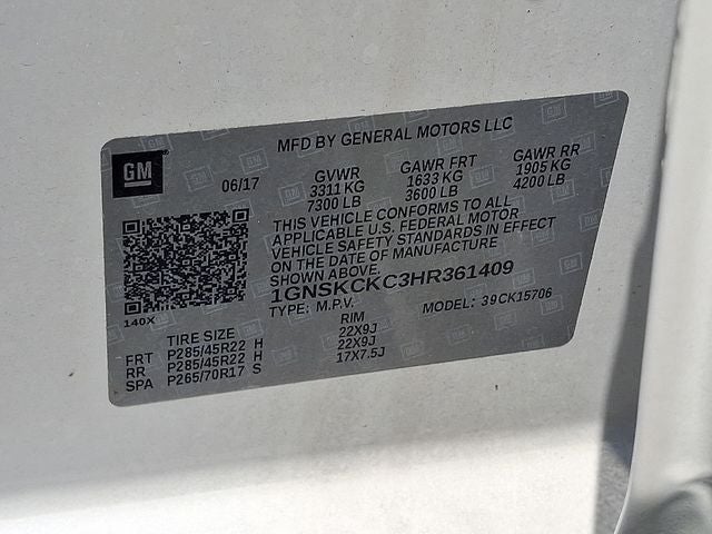 2017 Chevrolet Tahoe Premier