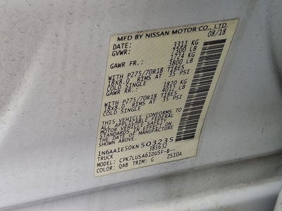 2019 Nissan Titan PRO-4X