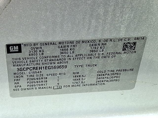 2014 Chevrolet Silverado 1500 LT LT1
