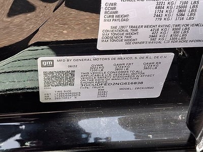 2022 Chevrolet Silverado 1500 LT Trail Boss