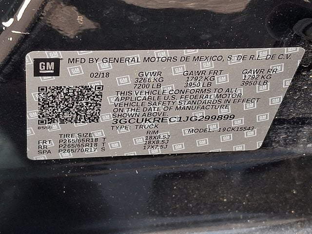 2018 Chevrolet Silverado 1500 LT LT2