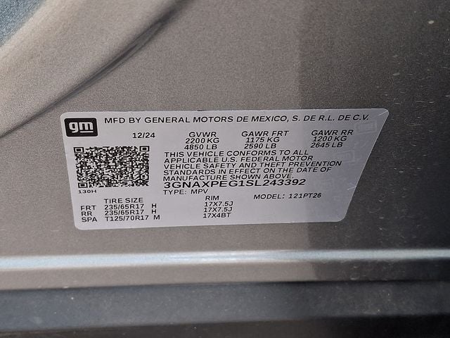 2025 Chevrolet Equinox LT AWD