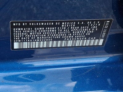 2017 Volkswagen Golf TSI S 4-Door