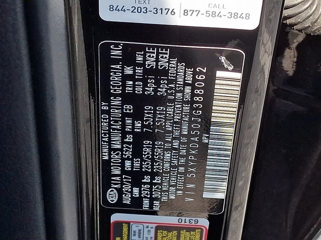 2018 Kia Sorento SX Limited