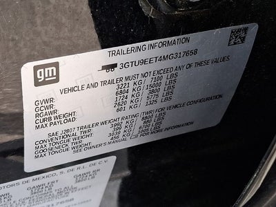 2021 GMC Sierra 1500 AT4