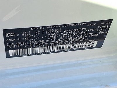 2026 Subaru CROSSTREK Premium