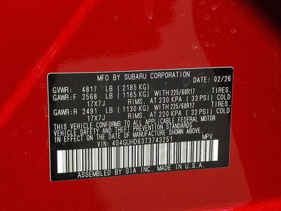 2026 Subaru CROSSTREK Premium