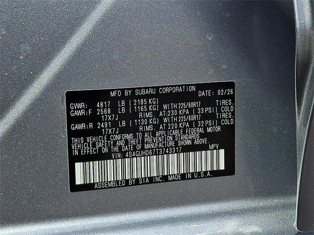 2026 Subaru CROSSTREK Premium