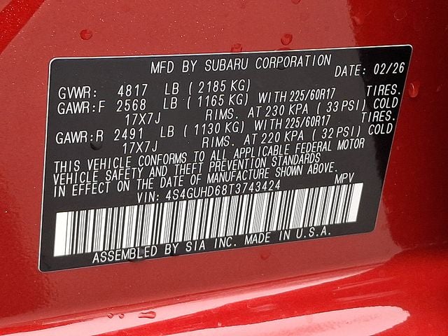 2026 Subaru CROSSTREK Premium