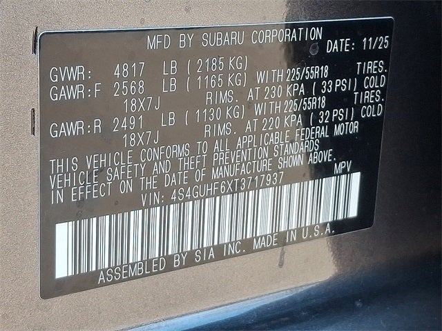 2026 Subaru CROSSTREK Sport