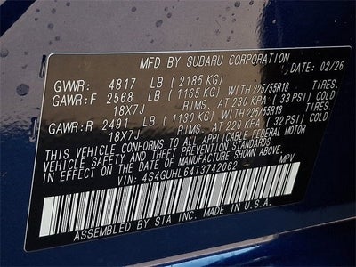 2026 Subaru CROSSTREK Limited