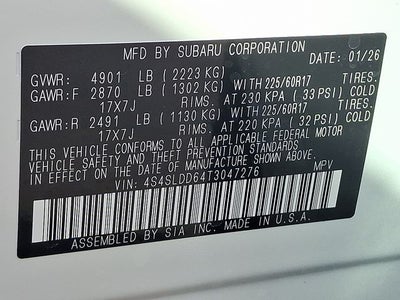 2026 Subaru FORESTER Premium