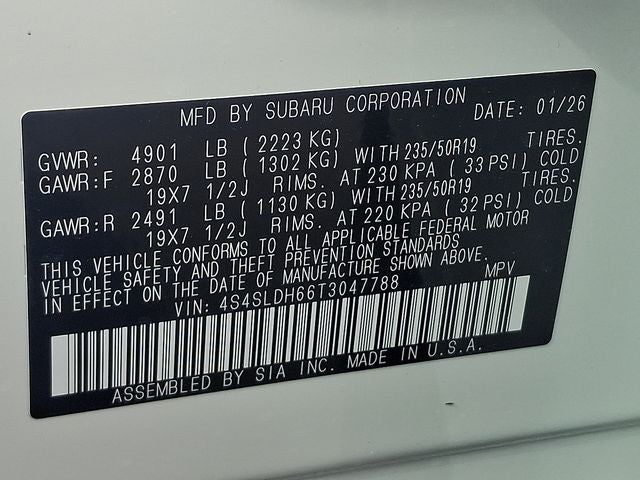 2026 Subaru FORESTER Sport