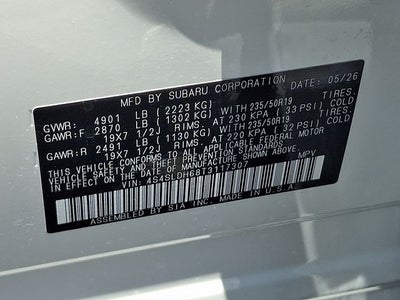 2026 Subaru FORESTER Sport Onyx Edition