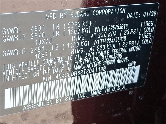 2026 Subaru FORESTER Limited