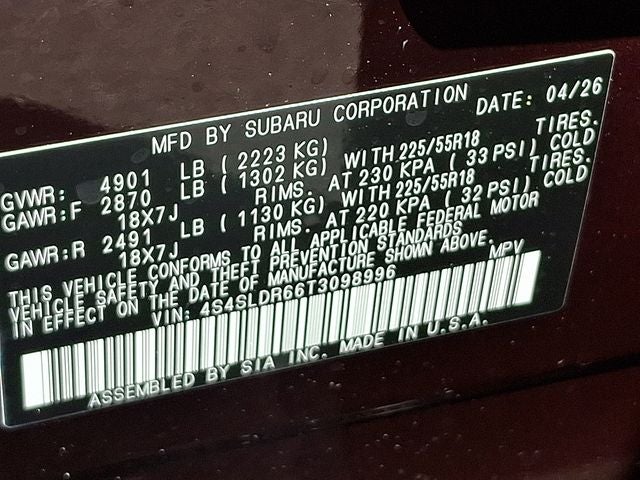 2026 Subaru FORESTER Limited