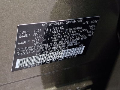 2026 Subaru FORESTER Limited
