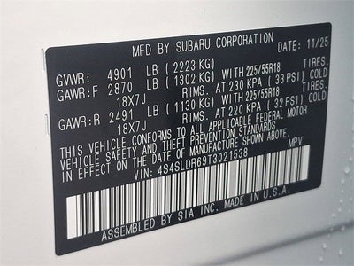 2026 Subaru FORESTER Limited