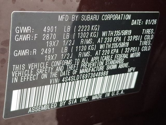 2026 Subaru FORESTER Touring