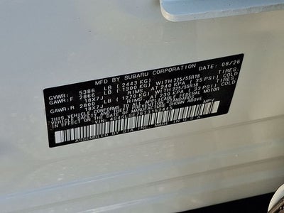 2026 Subaru FORESTER Premium Hybrid