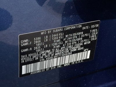 2026 Subaru FORESTER Limited Hybrid