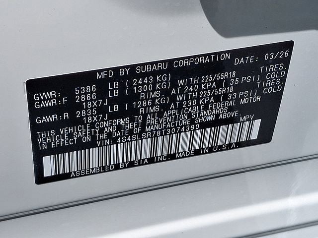 2026 Subaru FORESTER Limited Hybrid