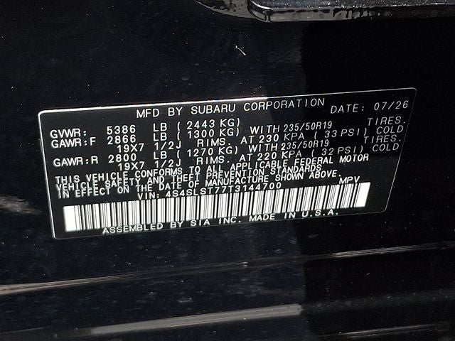 2026 Subaru FORESTER Touring Hybrid