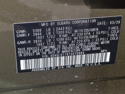 2026 Subaru FORESTER Touring Hybrid