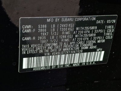 2026 Subaru FORESTER Touring