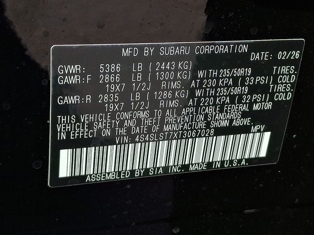 2026 Subaru FORESTER Touring