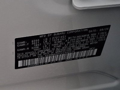 2027 Subaru ASCENT Premium