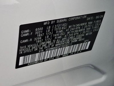 2026 Subaru ASCENT Premium 7-Passenger
