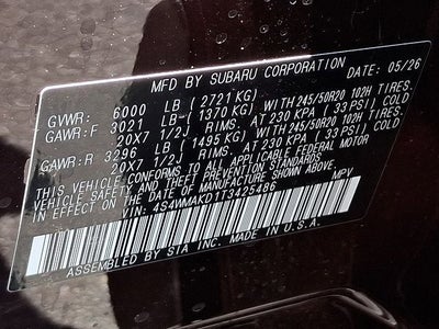 2026 Subaru ASCENT Touring 7-Passenger