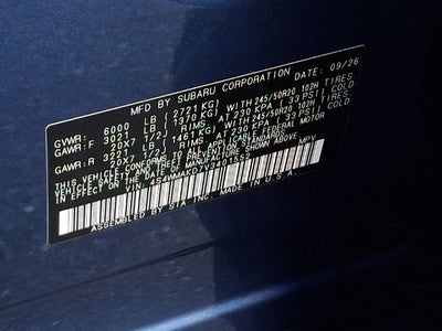 2027 Subaru ASCENT Touring 7-Passenger