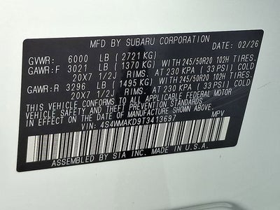 2026 Subaru ASCENT Touring 7-Passenger