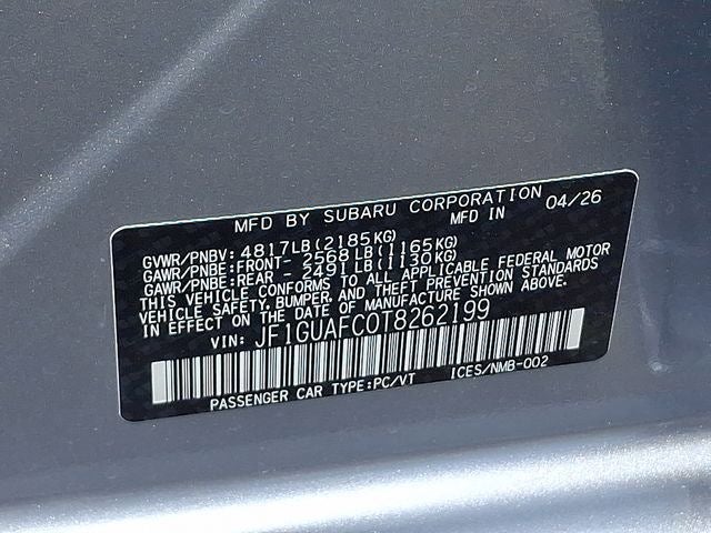2026 Subaru IMPREZA Sport