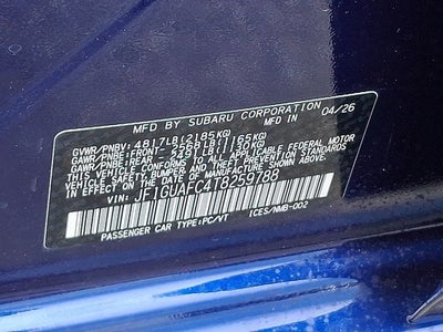 2026 Subaru IMPREZA Sport