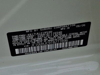 2026 Subaru IMPREZA RS