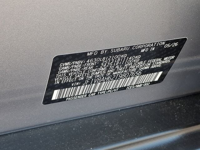 2026 Subaru WRX Premium