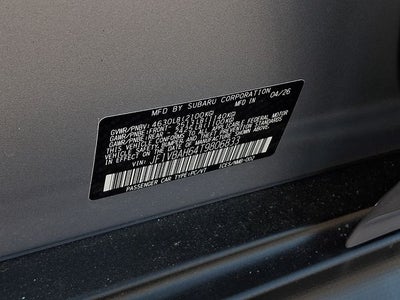 2026 Subaru WRX Premium
