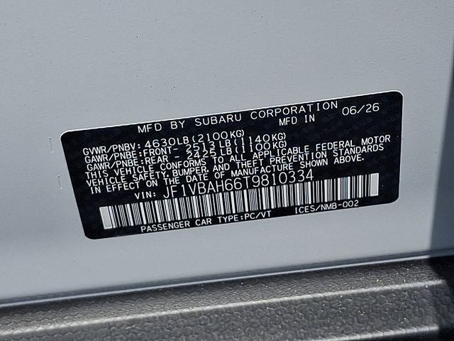 2026 Subaru WRX Premium