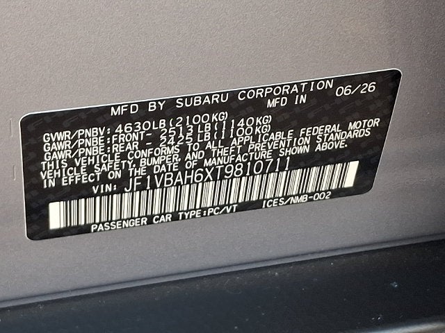 2026 Subaru WRX Premium