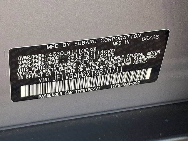 2026 Subaru WRX Premium