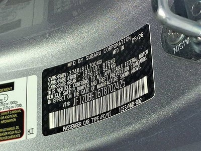 2026 Subaru BRZ Limited