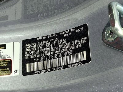 2026 Subaru BRZ Limited