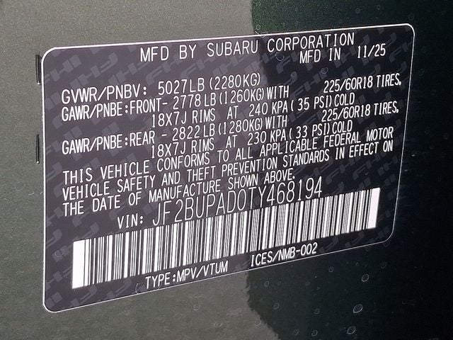 2026 Subaru OUTBACK Premium