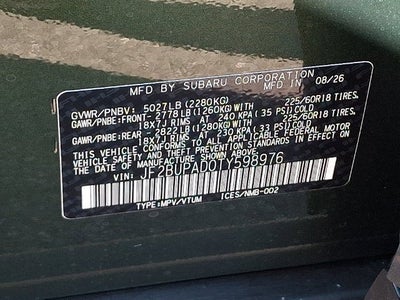 2026 Subaru OUTBACK Premium