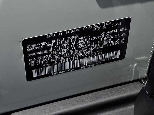 2026 Subaru OUTBACK Premium