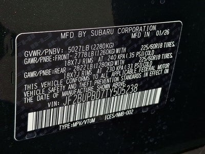 2026 Subaru OUTBACK Premium